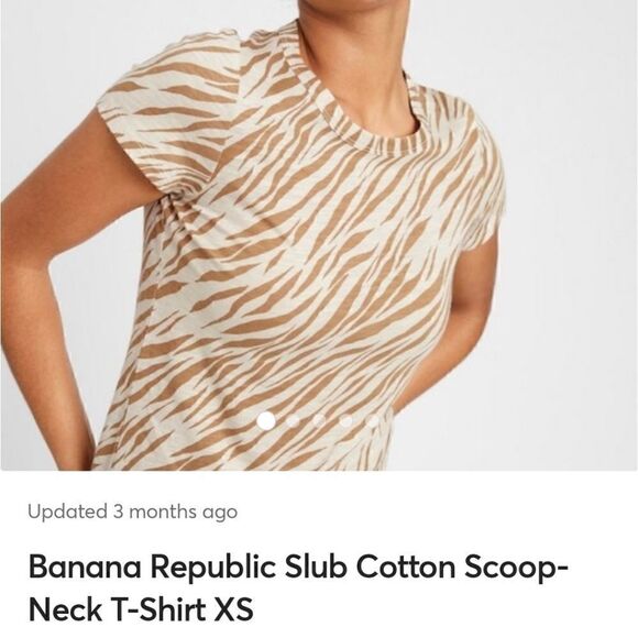 NWT Banana Republic Slub T Shirt - Picture 3 of 9